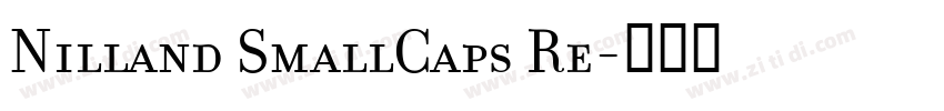 Nilland SmallCaps Re字体转换